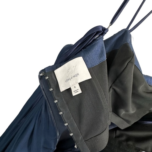 Cinq à Sept Soliel Ruffle Trapeze Dress - Picture 8 of 9